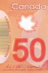 На канадской банкноте номиналом 50 долларов – новые подписи